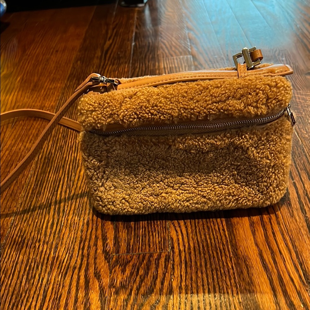 Cozy Shearling Crossbody Bag!